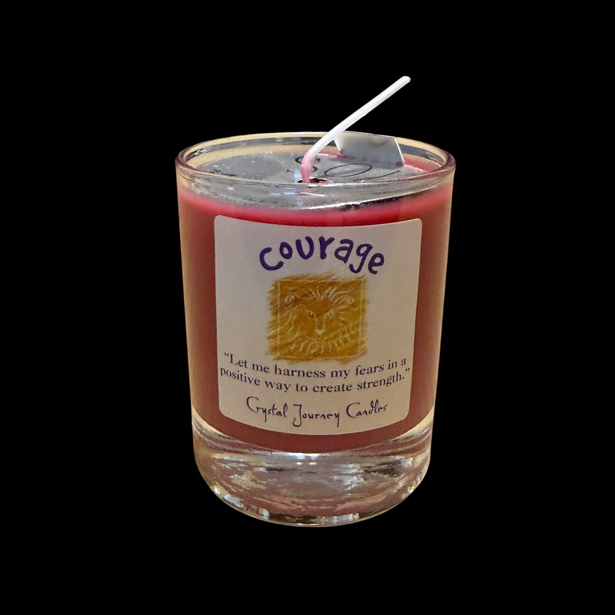 Crystal Journey Candles Votive - Courage