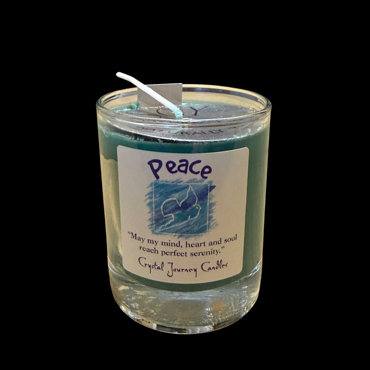 Crystal Journey Candles Votive - Peace