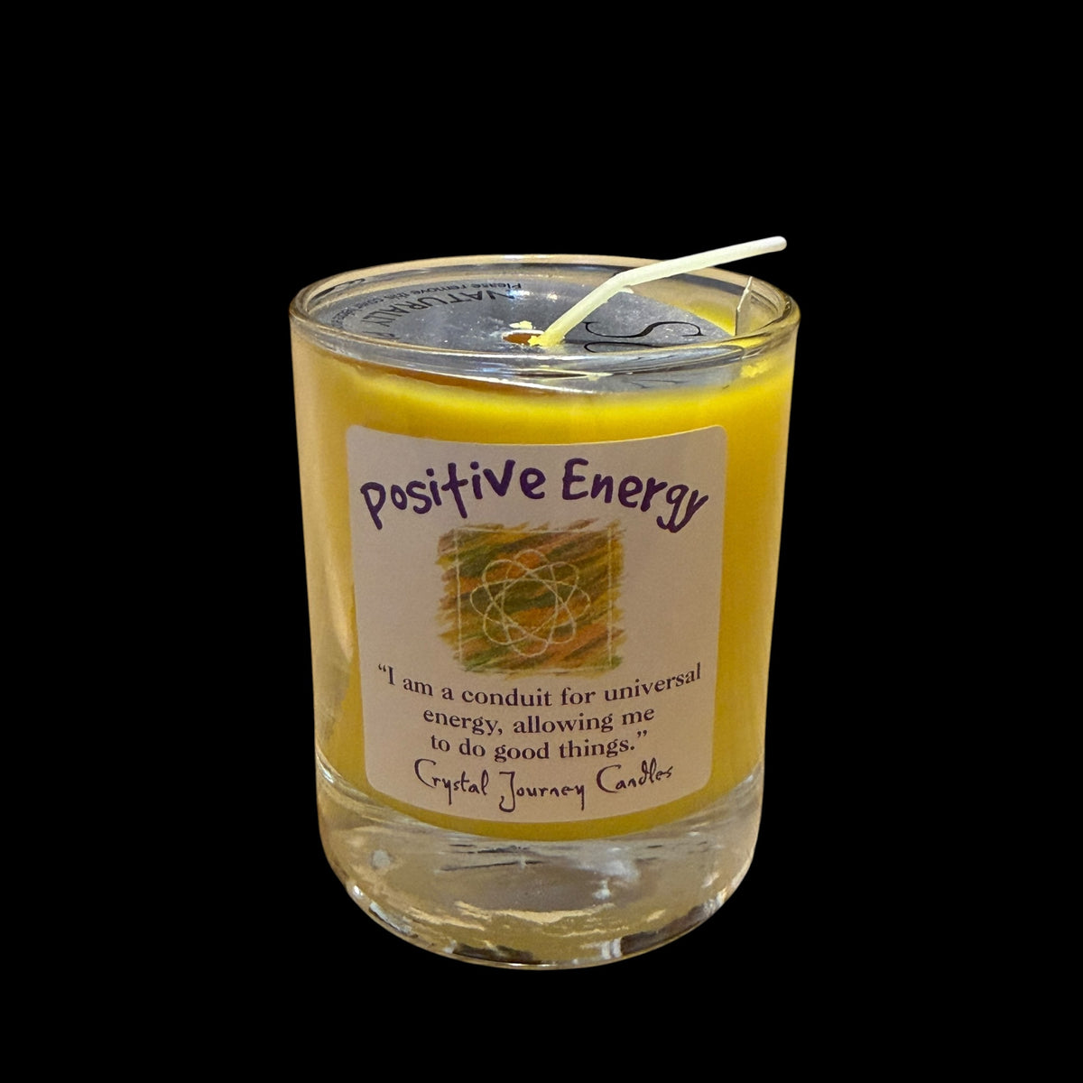 Crystal Journey Candles Votive - Positive Energy