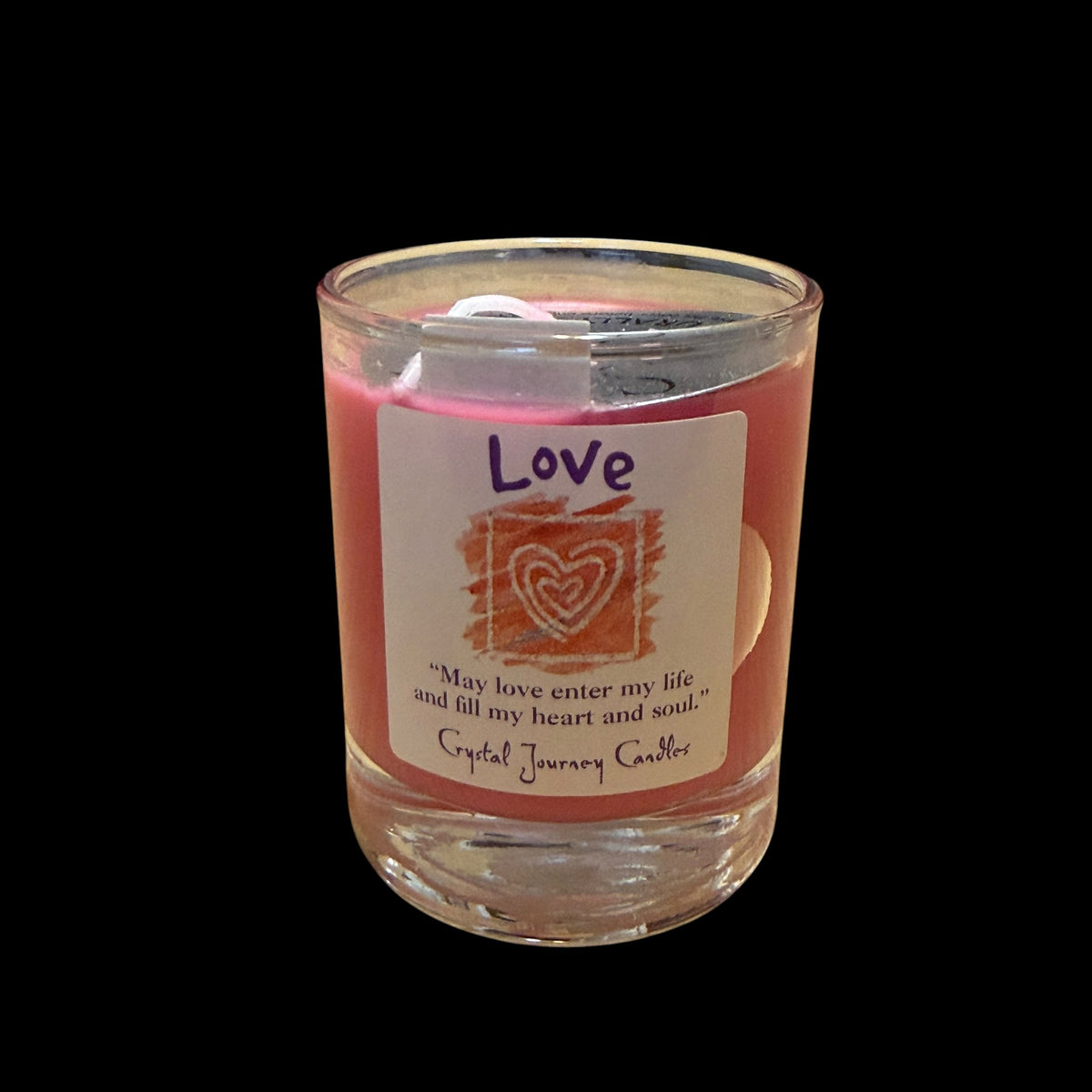 Crystal Journey Candles Votive - Love