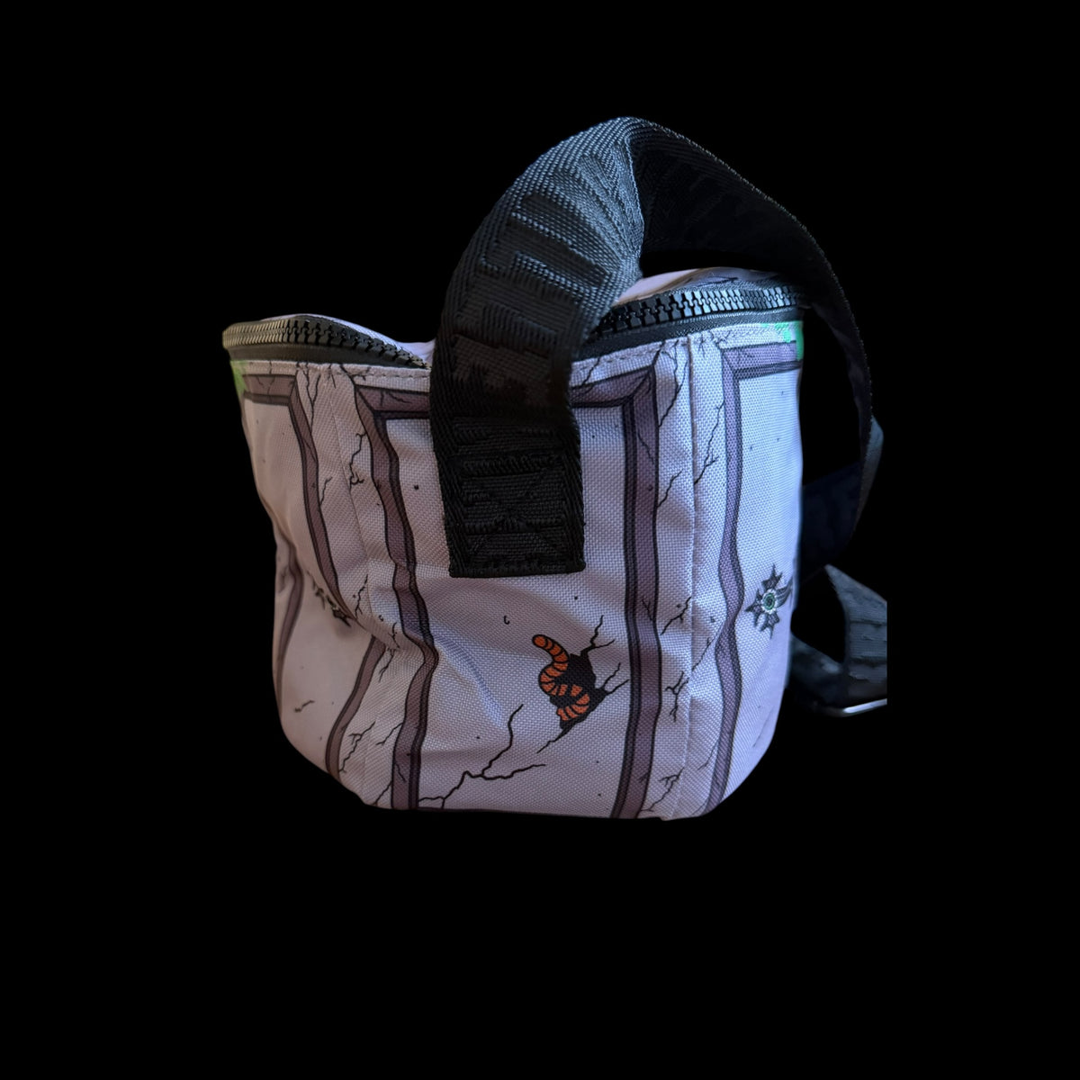 Coffin RIP Spooky Insulated Lunch Bag