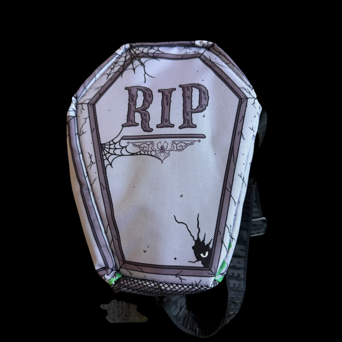 Coffin RIP Spooky Insulated Lunch Bag