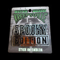 Spooky Edition Chrome Stick On Emblem
