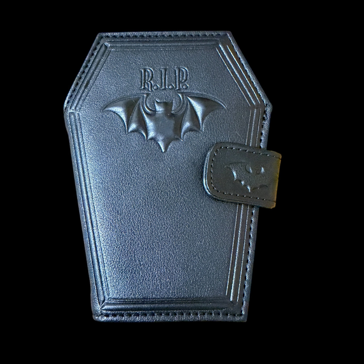 RIP Bat Coffin Wallet